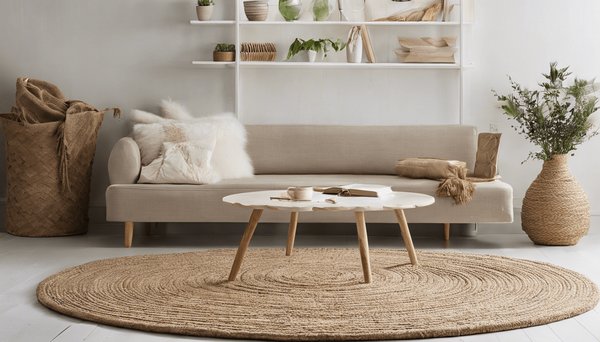 Découvrez le tapis en jute pour un style écoresponsable