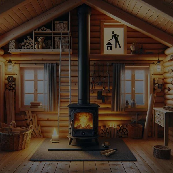 Quelle est la manière la plus sûre d'installer un poêle à bois dans une maison en bois ?